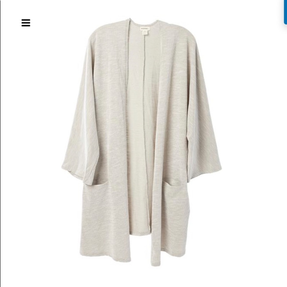 NWT DONNI. Ribbed sweater coat ONE SIZE